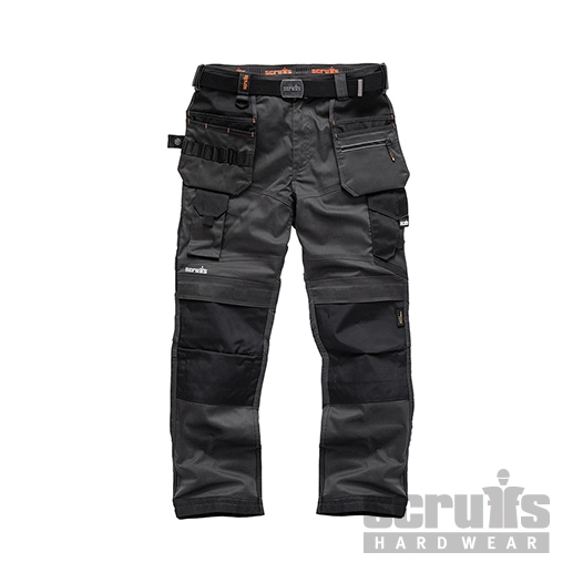 Scruffs - Pantalon de travail graphite Pro Flex avec poches-étuis - Taille 38 S