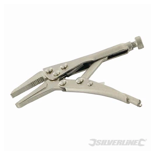 Silverline - Pince étau autobloquante à long bec - 125 mm