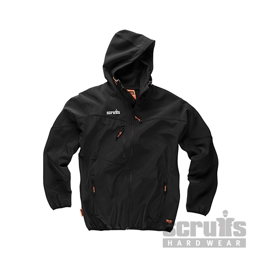 Scruffs - Veste noire Worker Softshell - Taille XL