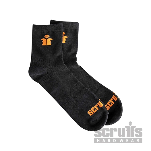 Scruffs - Chaussettes Worker Lite, 3 paires - Pointure 44 - 48 (10 - 13)