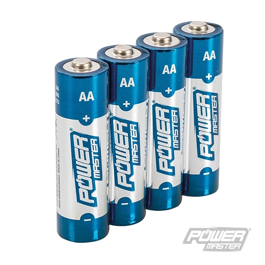Powermaster - Piles alcalines Super LR6 type AA, 4 pcs - 4 pcs