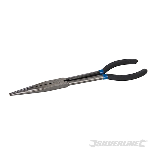 Silverline - Pince longue portée d'électronicien - Droite