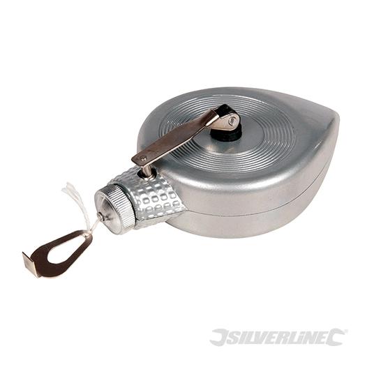 Silverline - Cordeau traceur en métal - 30 m