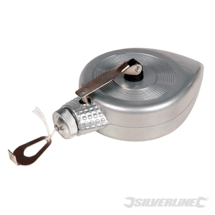 Silverline - Cordeau traceur en métal - 30 m