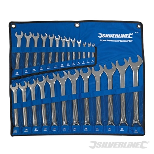 Silverline - Clés mixtes, 25 pcs - 6 - 32 mm