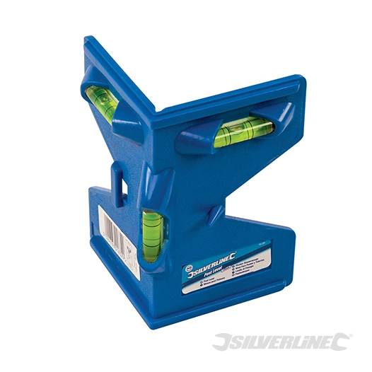 Silverline - Niveau pour poteaux - 140 x 100 mm