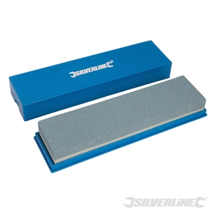 Silverline - Pierre à affûter combinée carbure de silicium - Grain fin / moyen