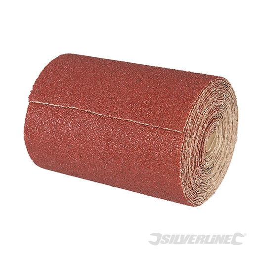 Silverline - Rouleau abrasif corindon 5 m - Grain 120, 5 m