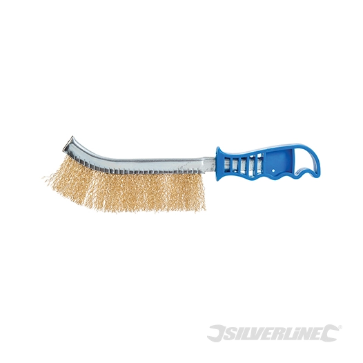 Silverline - Brosse métallique - Laiton