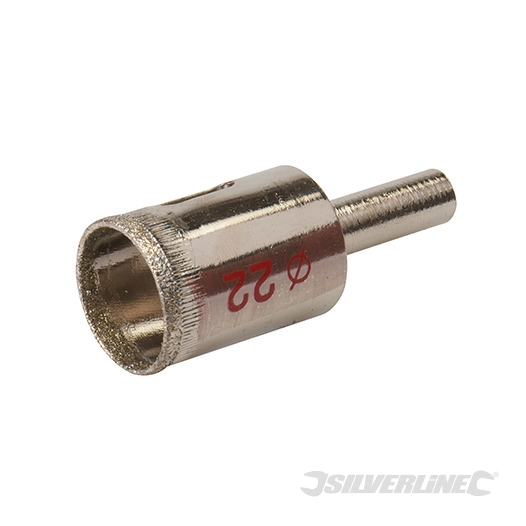 Silverline - Scie-cloche diamantée - 22 mm