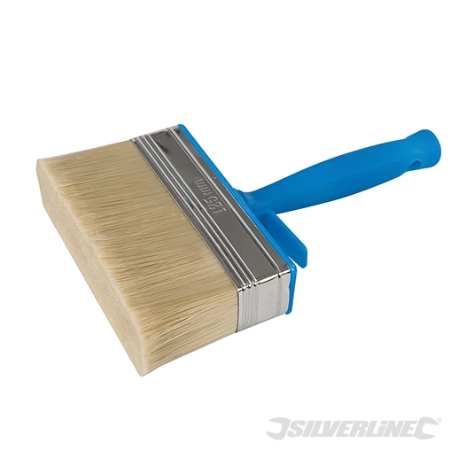 Silverline - Brosse pour boiseries extérieures - 125 mm