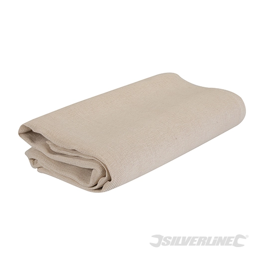 Silverline - Toile de protection en fibres de coton - 3,6 x 2,7 m (environ)
