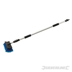 Silverline - Brosse de lavage auto télescopique - 1,32 - 2,14 m