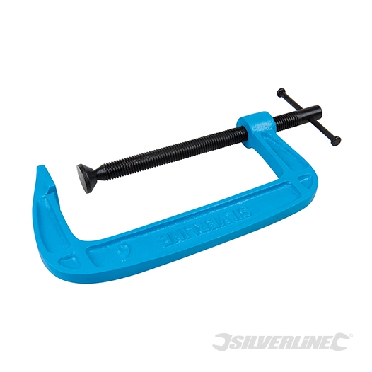 Silverline - Presse en C usage léger - 150 mm