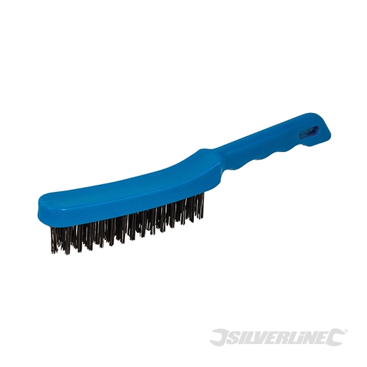 Silverline - Brosse à poils d'acier - 4 rangs