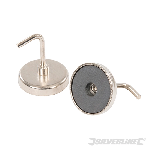 Silverline - Crochets magnétiques, 2 pcs - 35 mm