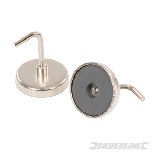 Silverline - Crochets magnétiques, 2 pcs - 35 mm