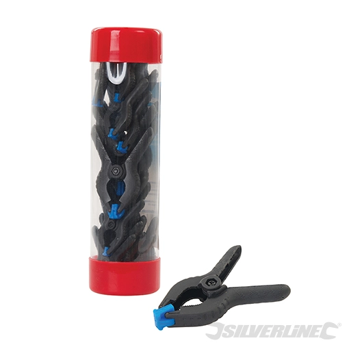 Silverline - Presses à ressort, 22 pcs - 25 mm et 19 mm