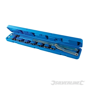 Silverline - Kit clé universelle pour poulie d’arbre à came, 11 pcs - 6 - 16 mm