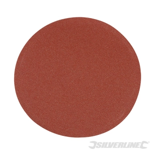 Silverline - Disques abrasifs autocollants 150 mm, 10 pcs - Grain 120