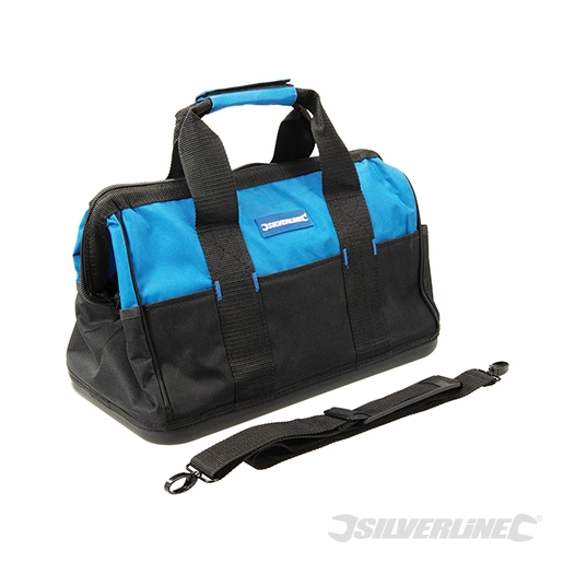 Silverline - Sac à outils à fond rigide et à ouverture large - 400 x 200 x 300 mm