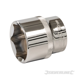 Silverline - Douille métrique 1/2'' 6 pointes - 32 mm