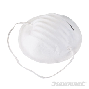 Silverline - Masques protecteurs anti-poussière, 50 pcs - 50 pcs