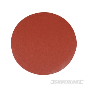 Silverline - Lot de 10 disques abrasifs auto-agrippants 180 mm - Grain 240, 180 mm