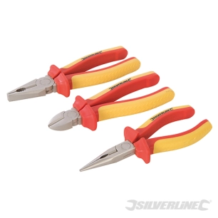 Silverline - Pinces VDE Expert, 3 pcs - 3 pcs