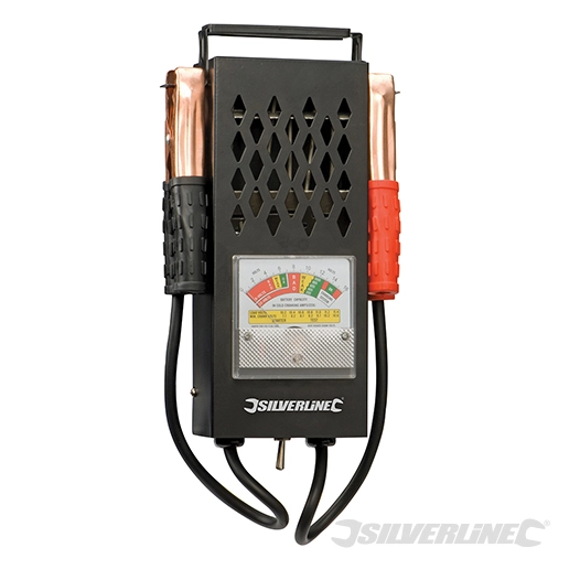 Silverline - Testeur de batterie et de système de charge - 6 V et 12 V