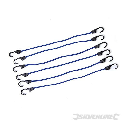 Silverline - Tendeurs, 6 pcs - 600 mm