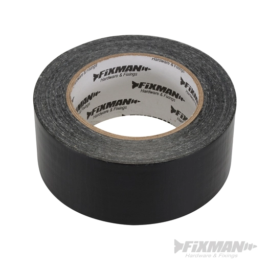 Fixman - Adhésif toilé ultrarobuste - 50 mm x 50 m, noir