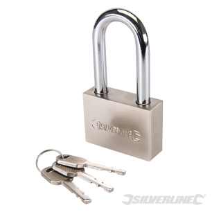 Silverline - Cadenas à anse longue - 60 mm