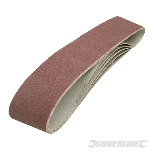 Silverline - Bandes abrasives 100 x 915 mm, 5 pcs - Grain 80