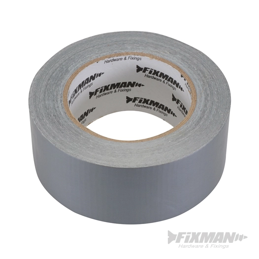 Fixman - Adhésif toilé ultrarobuste - 50 mm x 50 m, argenté