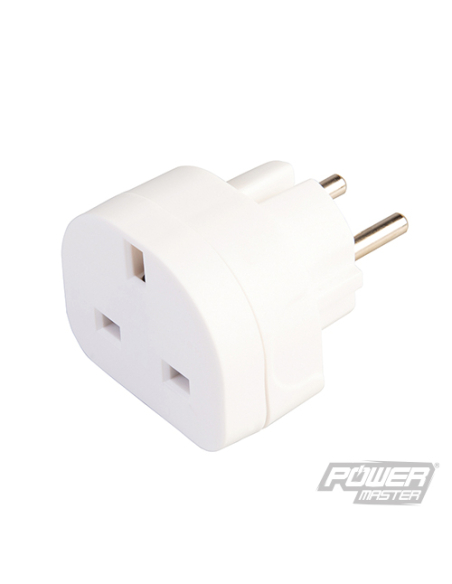 Powermaster - Adaptateur de voyage GB - UE 230 V - 13 A - 230 V
