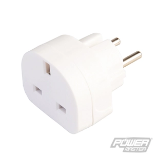 Powermaster - Adaptateur de voyage GB - UE 230 V - 13 A - 230 V