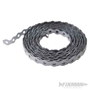 Fixman - Bande d'assemblage galvanisée - 12 mm x 10 m