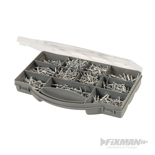 Fixman - Coffret de rivets assortis - 650 pcs