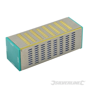 Silverline - Bloc d'affûtage en diamant - 160 x 55 mm