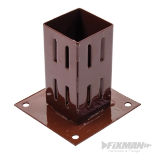 Fixman - Support pour poteau facile à installer - 75 x 75 mm