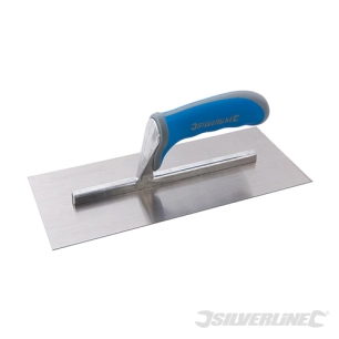 Silverline - Truelle de plâtrier à poignée caoutchoutée - 280 x 120 mm