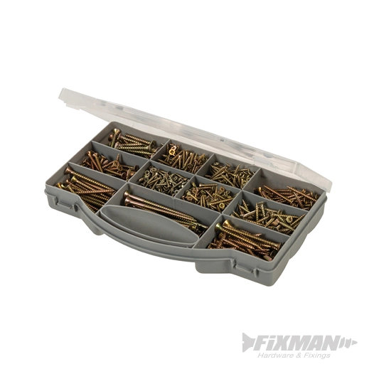 Fixman - Vis à tête fraisée bichromatées, coffret 780 pcs - 780 pcs