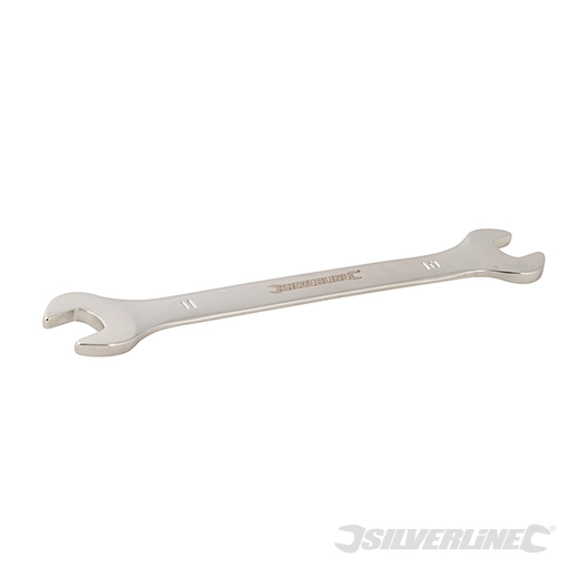 Silverline - Clé à fourche double - 10 x 11 mm