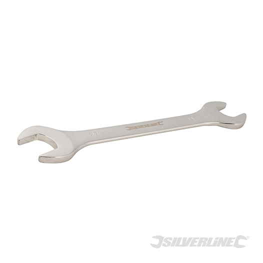 Silverline - Clé à fourche double - 24 x 27 mm