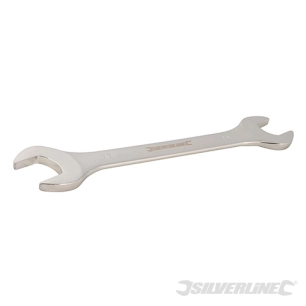 Silverline - Clé à fourche double - 24 x 27 mm