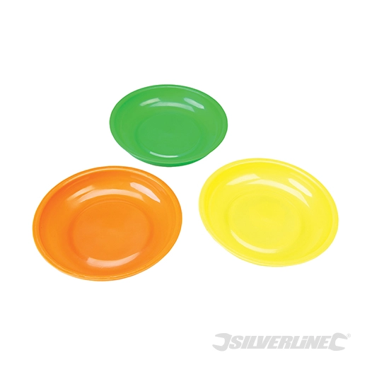 Silverline - Bols magnétiques fluo 150 mm - 3 pcs
