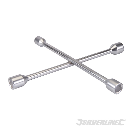 Silverline - Clé en croix - 17, 19, 21 et 23 mm