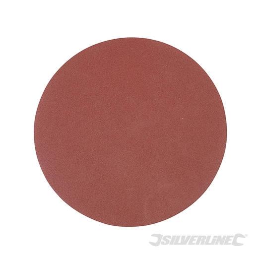 Silverline - 10 disques abrasifs auto-agrippants 300 mm - Grain 120, 300 mm