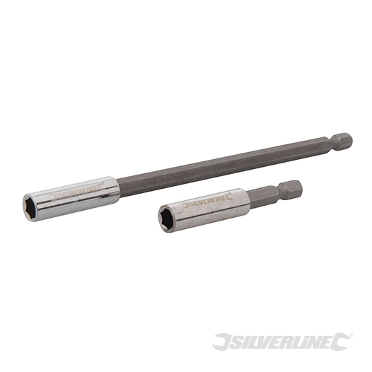 Silverline - Porte-embouts de vissage magnétiques, 2 pcs - 60 et 150 mm